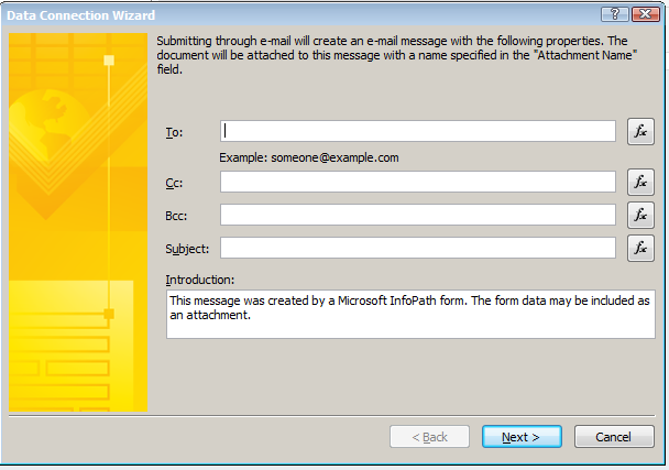Data Connection Wizard